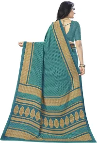 Classic Crepe Saree with Blouse piece-thumb1