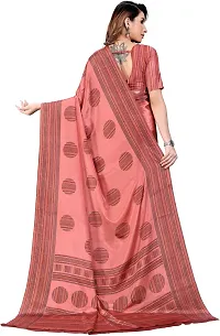 Classic Crepe Saree with Blouse piece-thumb1