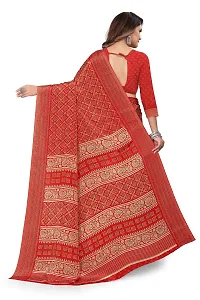 Stylist Chiffon Saree With Blouse Piece For Women-thumb1