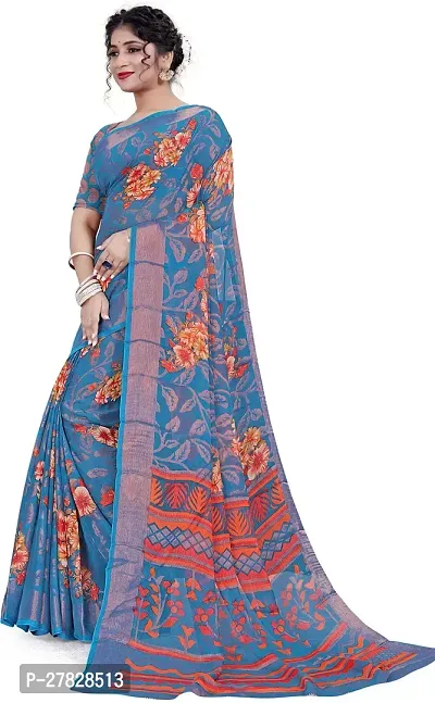 Classic Brasso Saree with Blouse piece-thumb5