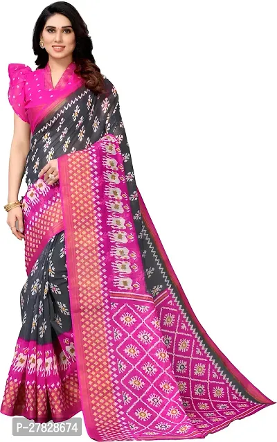 Classic Brasso Saree with Blouse piece-thumb0
