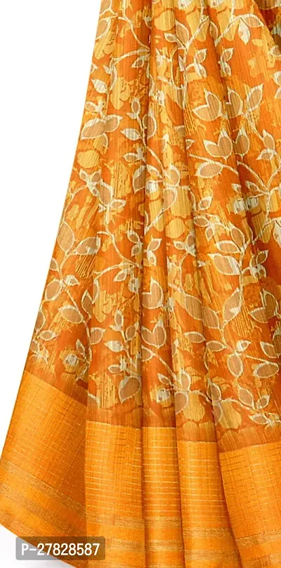 Classic Cotton Silk Saree with Blouse piece-thumb5