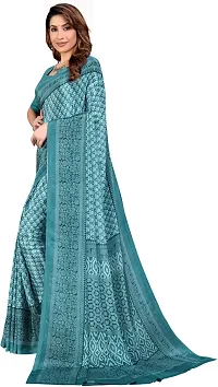 Classic Crepe Saree with Blouse piece-thumb3