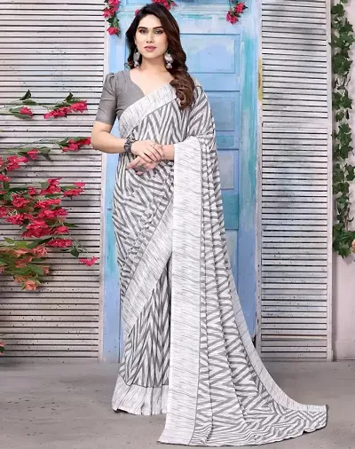 Elegant Art Silk Saree with Blouse piece 