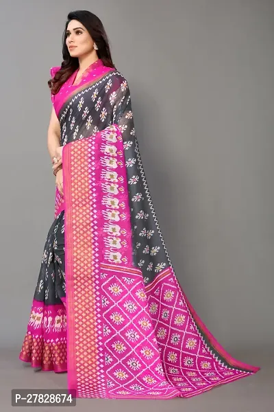 Classic Brasso Saree with Blouse piece-thumb4
