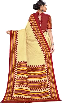 Stylist Crepe Saree With Blouse Piece For Women-thumb1