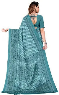 Classic Crepe Saree with Blouse piece-thumb1