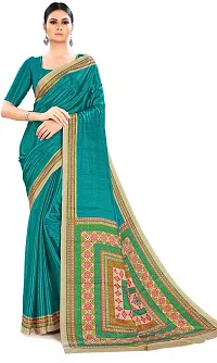 Classic Crepe Saree with Blouse piece-thumb2