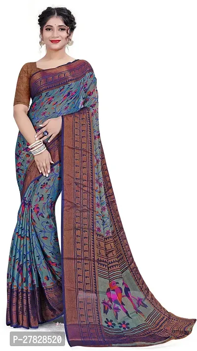 Classic Brasso Saree with Blouse piece