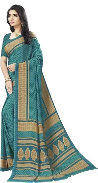 Classic Crepe Saree with Blouse piece-thumb2