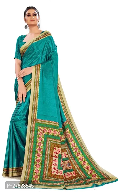 Classic Crepe Saree with Blouse piece-thumb0