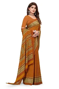 Classic Crepe Saree with Blouse piece-thumb4