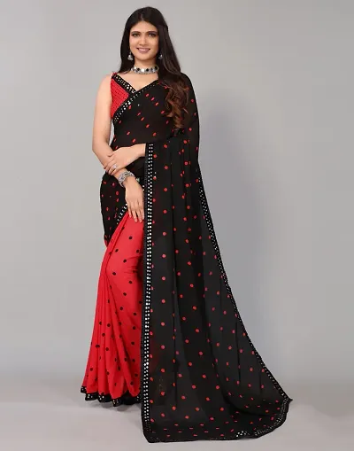 Classic Georgette Saree with Blouse piece