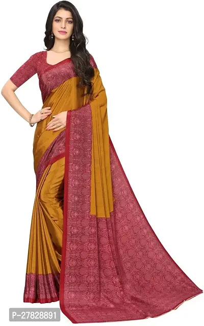 Classic Crepe Saree with Blouse piece