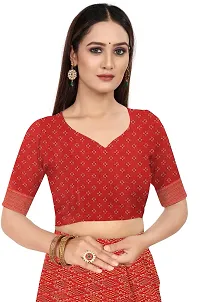 Stylist Chiffon Saree With Blouse Piece For Women-thumb2