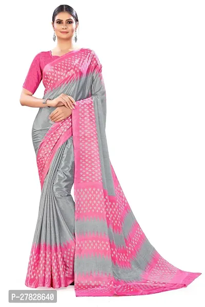 Classic Crepe Saree with Blouse piece