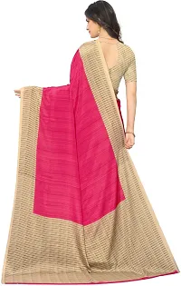 Stylist Crepe Saree With Blouse Piece For Women-thumb1