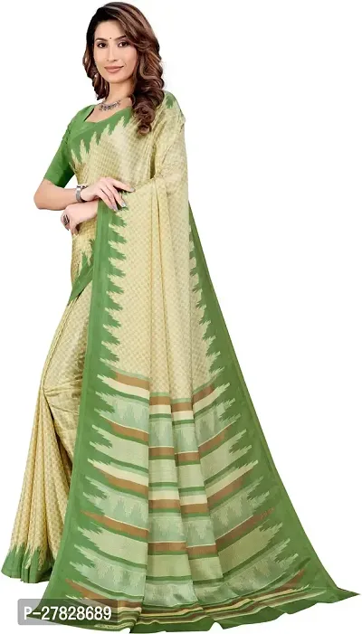Classic Crepe Saree with Blouse piece-thumb3
