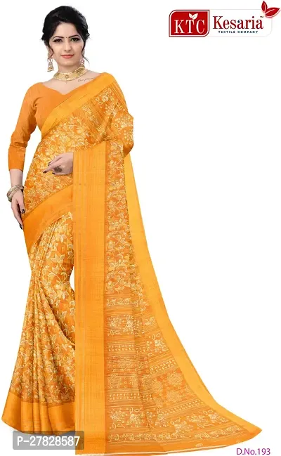 Classic Cotton Silk Saree with Blouse piece