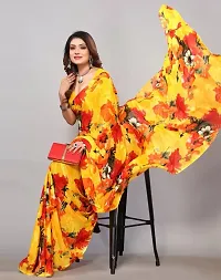 Classic Georgette Saree with Blouse piece-thumb3