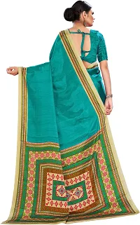 Classic Crepe Saree with Blouse piece-thumb1