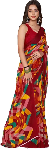 Classic Georgette Saree with Blouse piece-thumb2