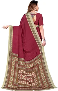 Classic Crepe Saree with Blouse piece-thumb1