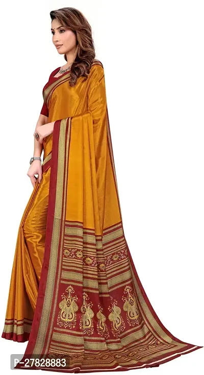 Classic Crepe Saree with Blouse piece-thumb4