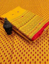 Classic Jute Silk Saree with Blouse piece-thumb4