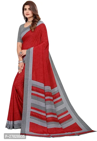 Classic Crepe Saree with Blouse piece-thumb4