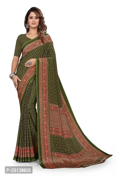 Stylist Chiffon Saree With Blouse Piece For Women