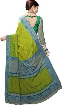 Classic Crepe Saree with Blouse piece-thumb1