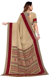 Classic Crepe Saree with Blouse piece-thumb1