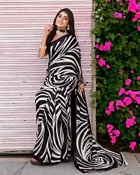 Classic Georgette Saree with Blouse piece-thumb2