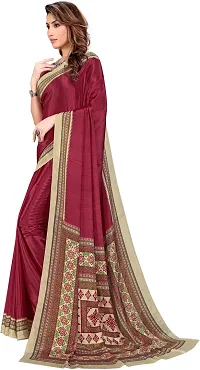 Classic Crepe Saree with Blouse piece-thumb3