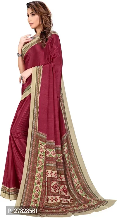 Classic Crepe Saree with Blouse piece-thumb4