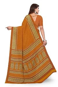 Classic Crepe Saree with Blouse piece-thumb1