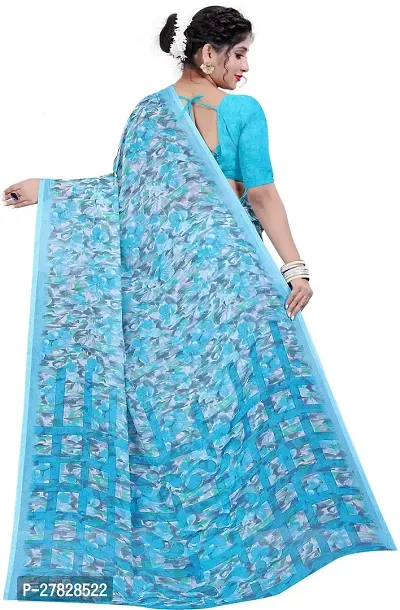 Classic Georgette Saree with Blouse piece-thumb2