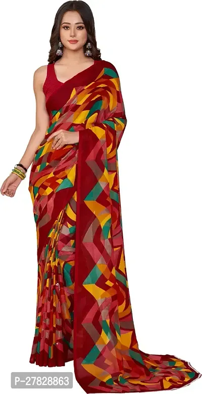 Classic Georgette Saree with Blouse piece