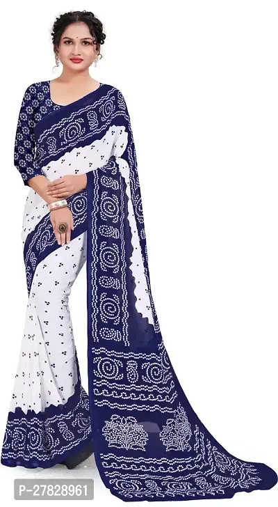 Classic Georgette Saree with Blouse piece