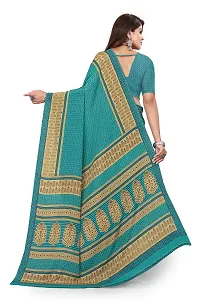 Classic Crepe Saree with Blouse piece-thumb1