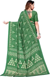 Classic Crepe Saree with Blouse piece-thumb1