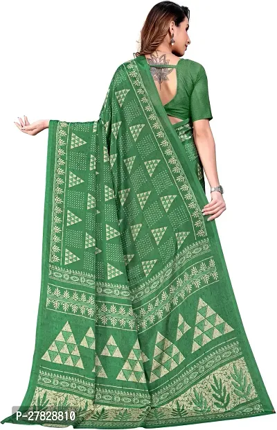 Classic Crepe Saree with Blouse piece-thumb2