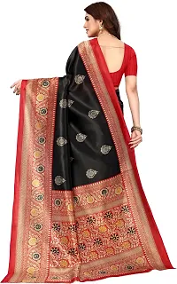 Stylist Art Silk Saree With Blouse Piece For Women-thumb1