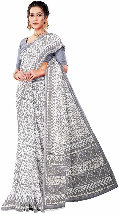 Best Selling Georgette Saree with Blouse piece 