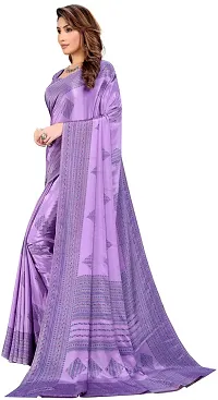 Classic Crepe Saree with Blouse piece-thumb3