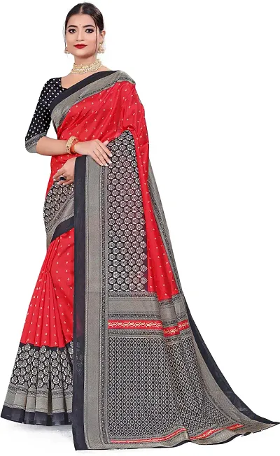 Classic Art Silk Saree with Blouse piece