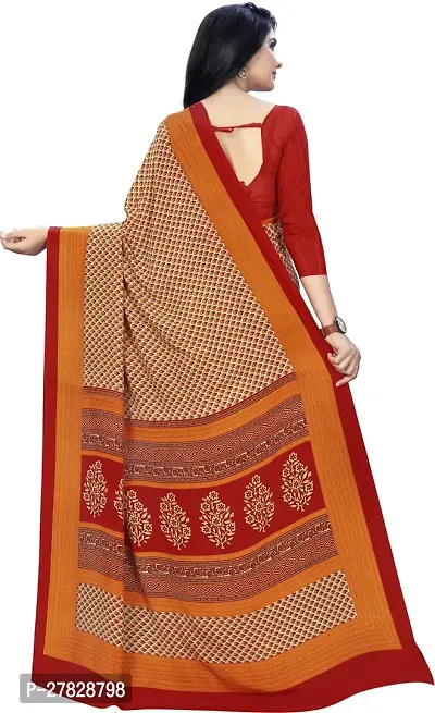 Classic Crepe Saree with Blouse piece-thumb2