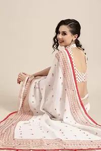 Classic Jute Silk Saree with Blouse piece-thumb2