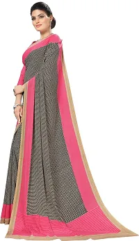 Classic Crepe Saree with Blouse piece-thumb2